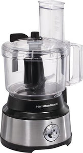 Hamilton Beach - 10-Cup Food Processor - Silver/Black