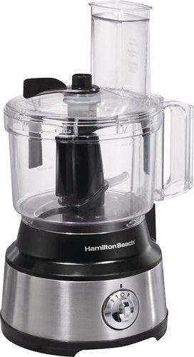 Hamilton Beach - 10-Cup Food Processor - Silver/Black